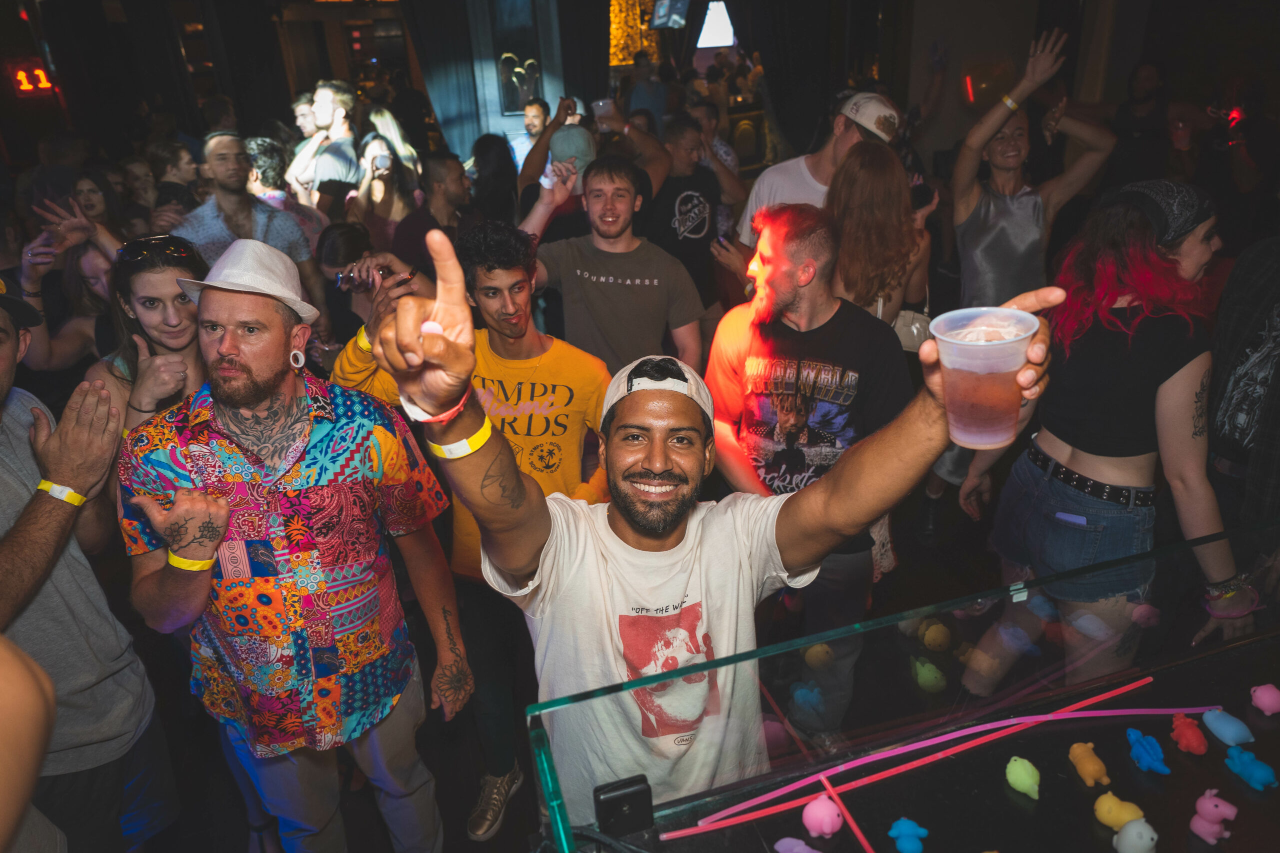 Dancing Crowd at St. Louis Nightlife Event