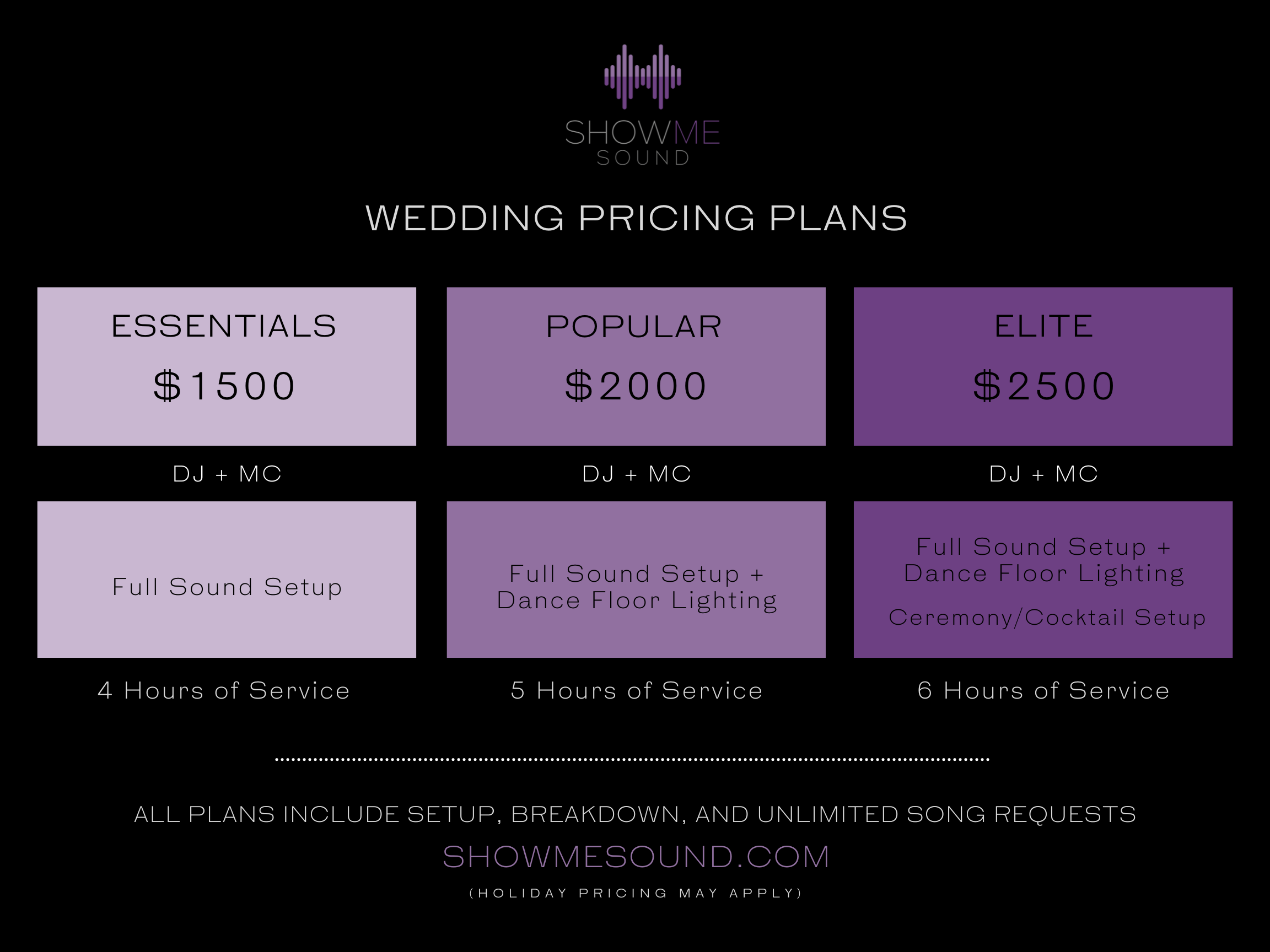 Website Pricing Graphic